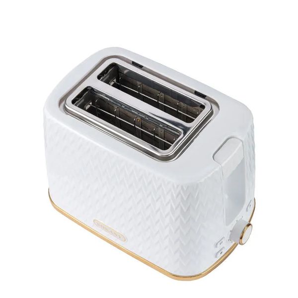 2-Piece Toaster with Detachable and Easy to Clean Crumb Tray