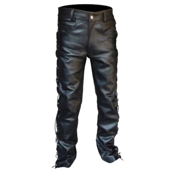 Retro Leather Pants