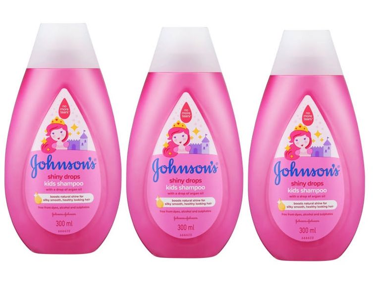 Johnson's - Shiny Drops Kids Shampoo (3 x 300ml)