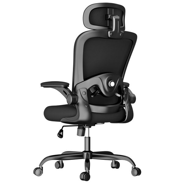 Ergonomic Desk Chair with Adjustbale Headrest Home Office Computer Chair