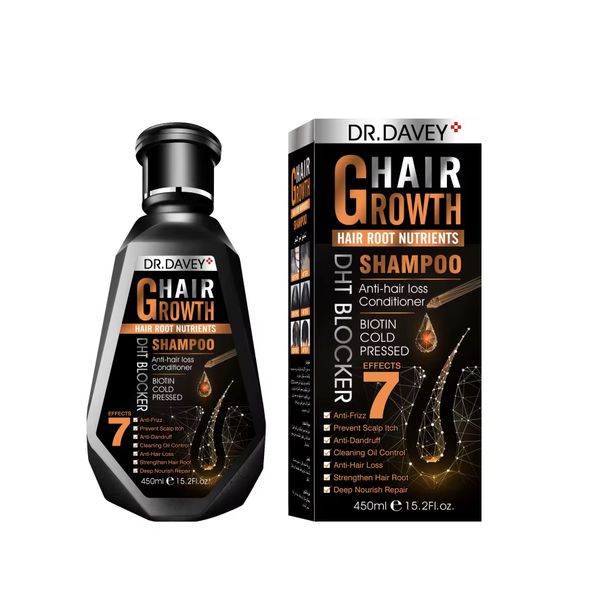 Dr Davey Biotin Cold Pressed Anti-Hair Loss Hair Growth Shampoo 450ml