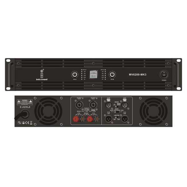 Mv6200 Amplifier 2ch 5100w X2 Imix