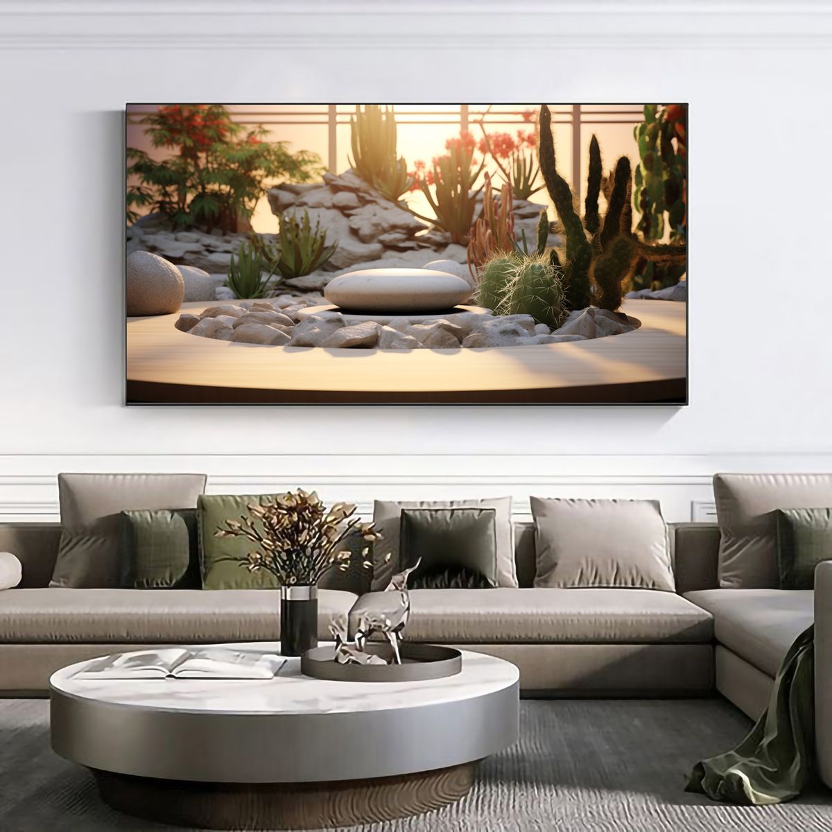 Canvas Wall Art - Aloe Zen Garden - 0326 | Shop Today. Get it Tomorrow ...