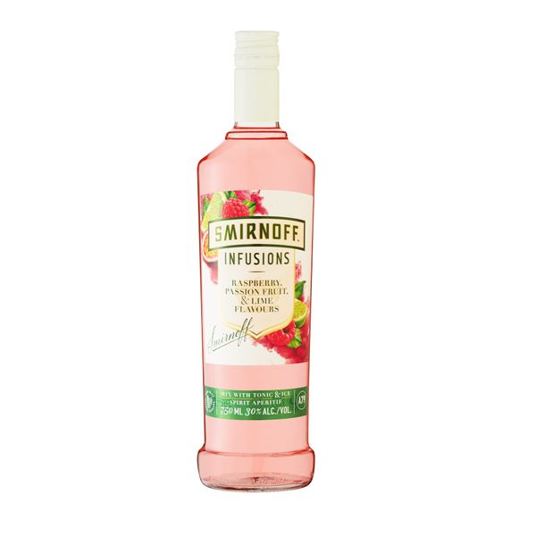Smirnoff Infusions Rasberry, Passion Fruit &amp; Lime 750ml