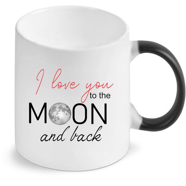Moon Love Birthday Christmas Anniversary Valentine's Day Gift Magic Mug