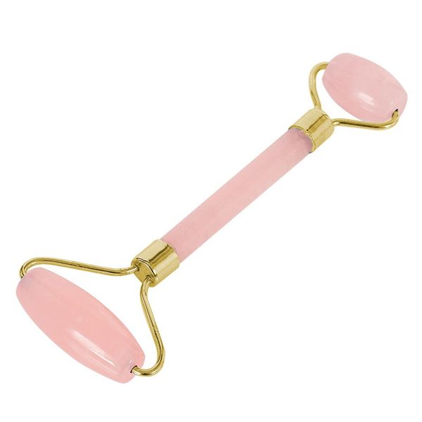 Natural Rose Quartz Facial Derma Roller