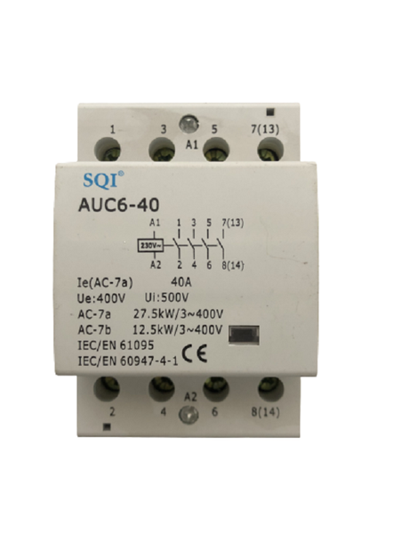 SQI. 4P AC Contactor 40A Din