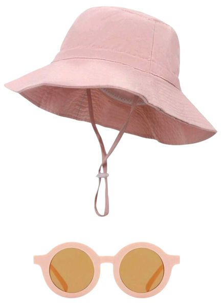 Bright &amp; Breezy Toddler Sun Hat and Glasses Combo - 2 Piece