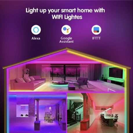20m Smart Music Sync RGB Strip Lights With App & Remote Control, Shop  Today. Get it Tomorrow!