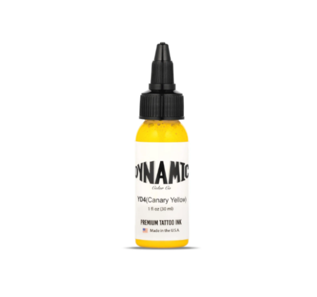 Dynamic Tattoo Ink Canary Yellow 30ml/1oz