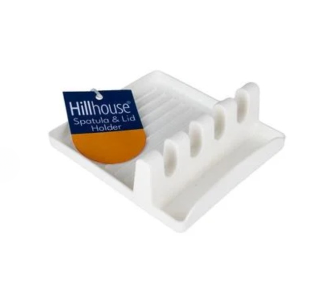 Hillhouse Easy-Clean Spatula and Lid Clip - Secure Plastic Rest for Cooking
