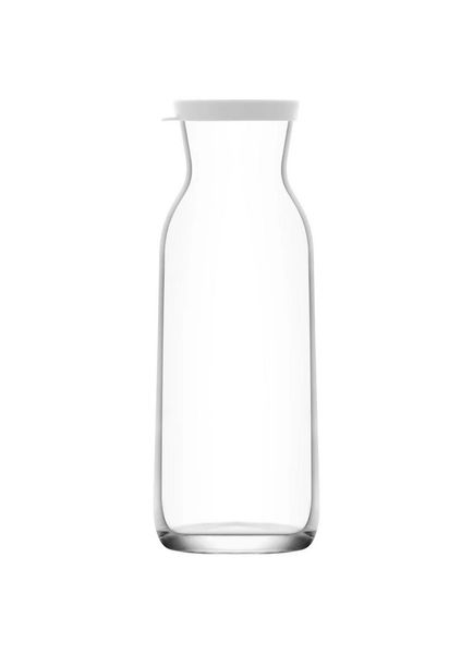 Elegant Glass Beverage Bottle With Silicone Lid - 500ml