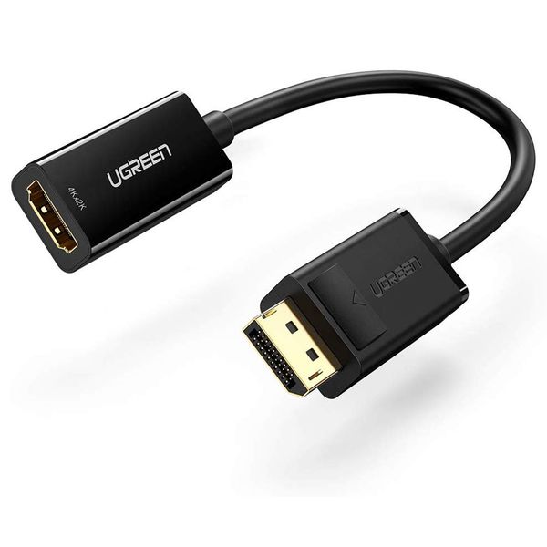 UGreen 40363 DP M to HDMI F 4K@30Hz Adapter-BK