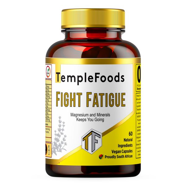 Temple Foods Fight Fatigue. Magnesium and Minerals Keeps You Young