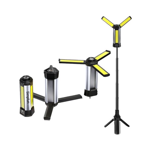 UPWADE Rechargeable Work Light with Magnetic Base and Extendable Stand