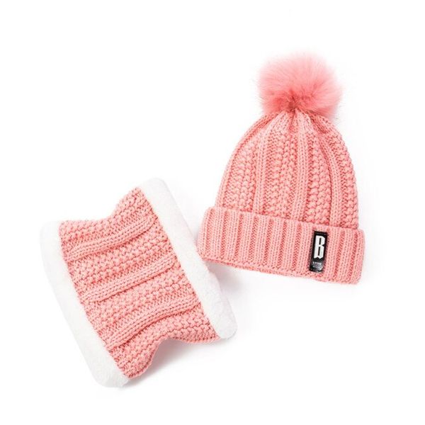 Women's Winter Thick Beanie 2 Piece Set