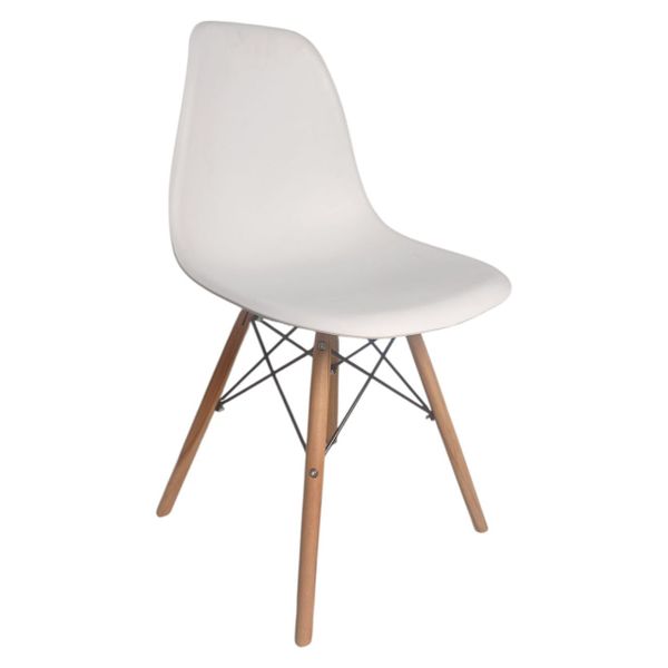 SMTE Modern Mid-Century Dining Chair with Solid Wood Legs S-A304