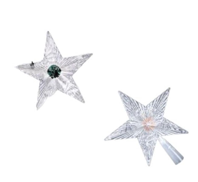 Xmas Tree light Up LED Star (17x19cm) x 2