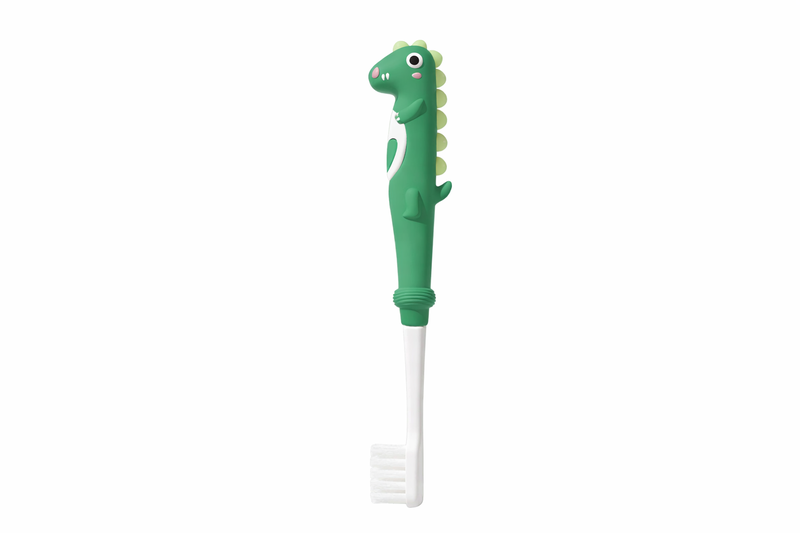 Kids Dinosaur Toothbrush-Soft Bristles, Easy Grip Handle (Ages 2-6)