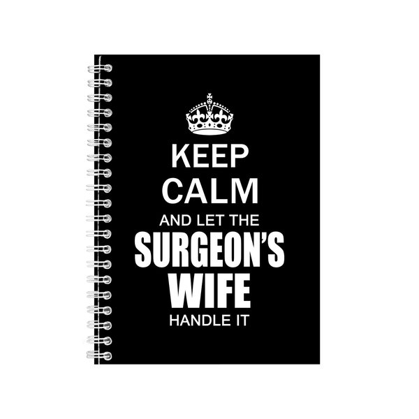 Surgeon's Wife Notebook - Fun Doctor Gift Idea - Writing Books Notepad