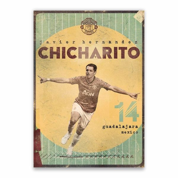 Javier Hernandez Man United Poster - A1