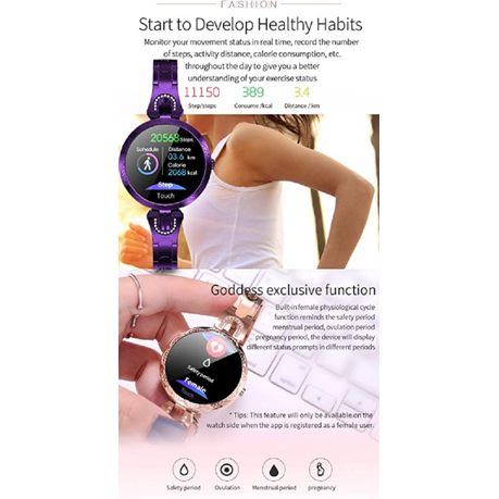 BD 2022 Bling Smart Watch for Ladies 1.08