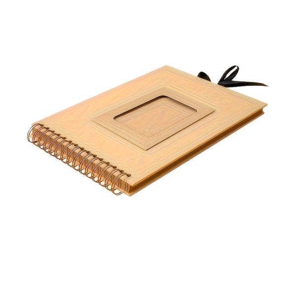 Kraft Paper Watercolor Sketchbook Coil-Bound Diy Scrapbook - Khaki