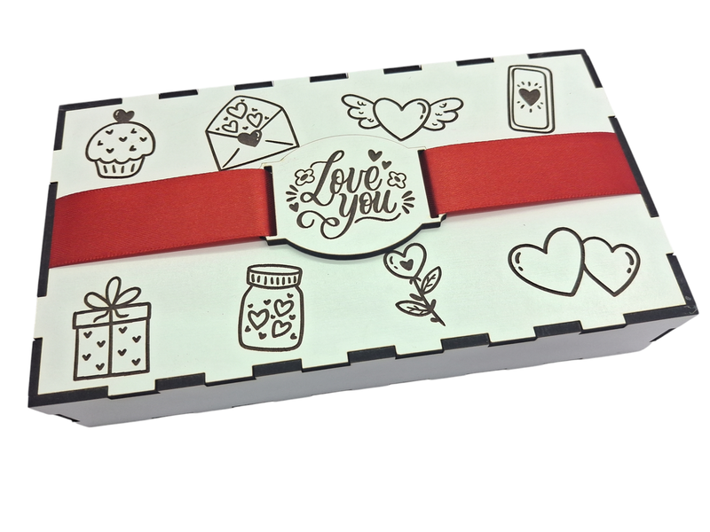 Valentine Gift Box - 20cm x 11cm x 4cm (Love You)