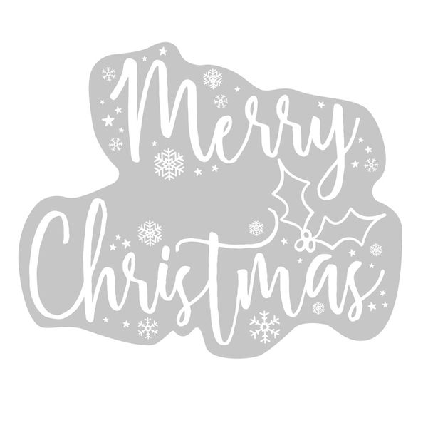 Let It Snow - Merry Christmas Window Stickers