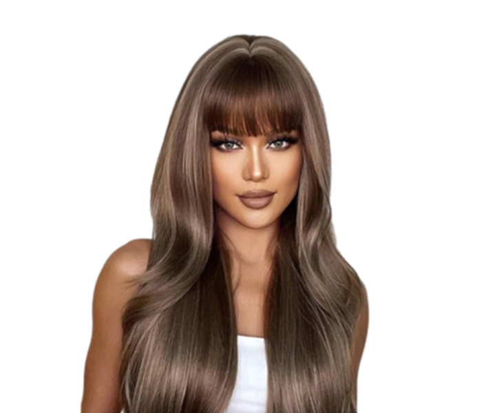 Women's Wig, Long Wavy Style, Synthetic Fibre, Heat-Resistant