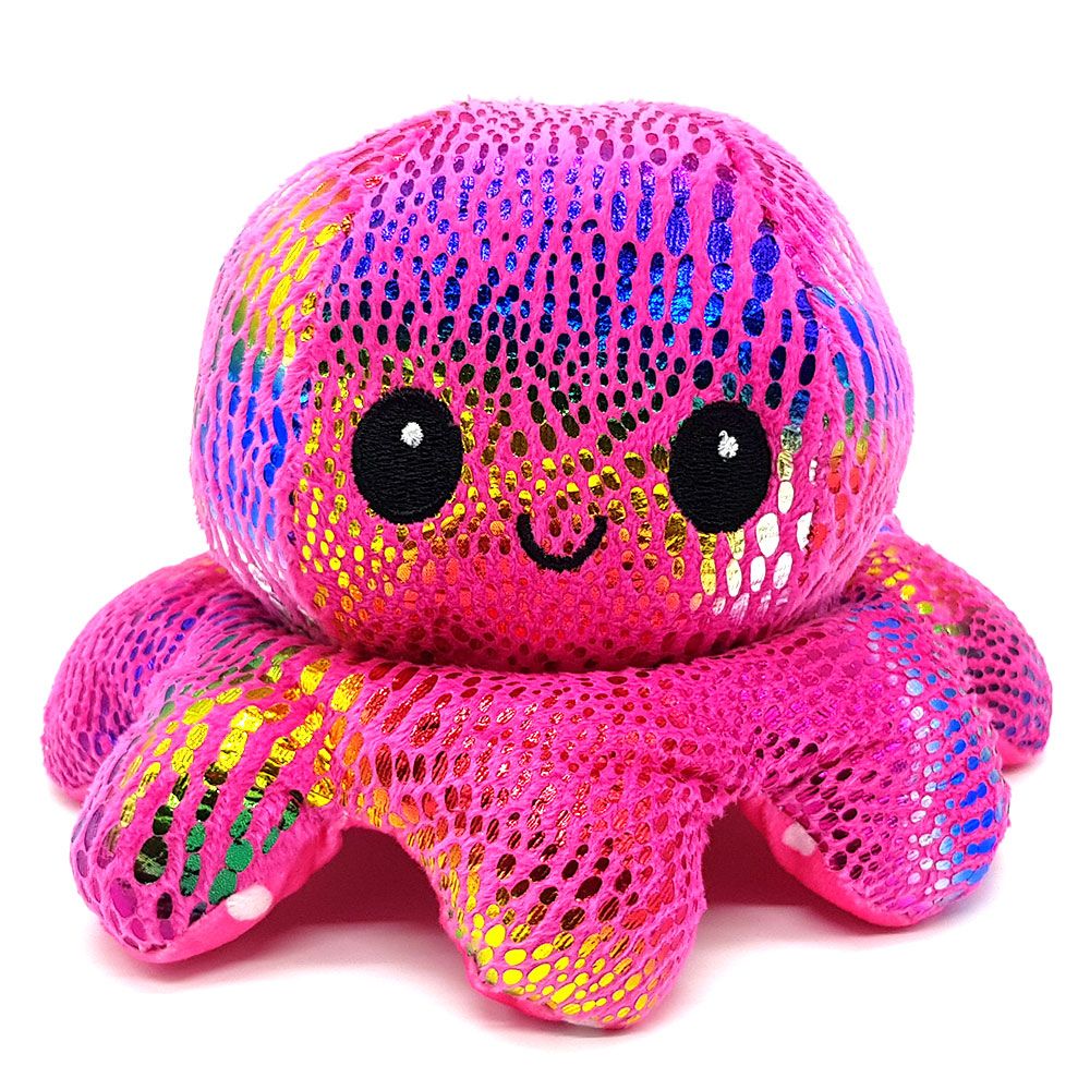 reversible octopus plush sad