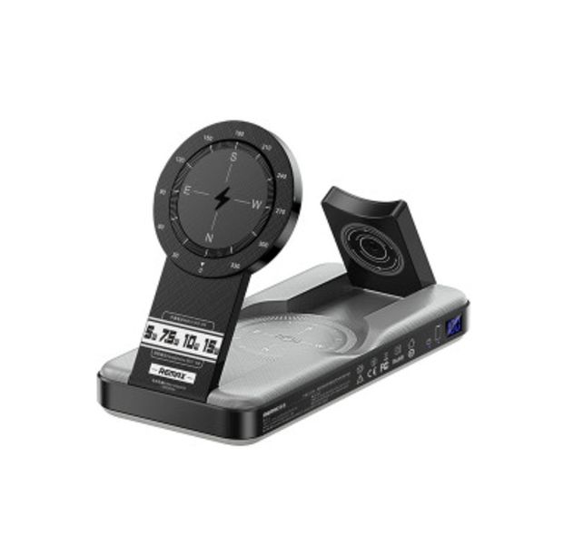 10000MAH Magneto Series 5 IN 1 Folding Holder Wireless Charging Power Bank