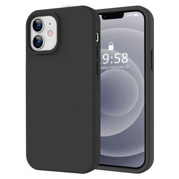 SWEG Shockproof Slim Design Cover 6.1" Durable Silicone Case for iPhone 12