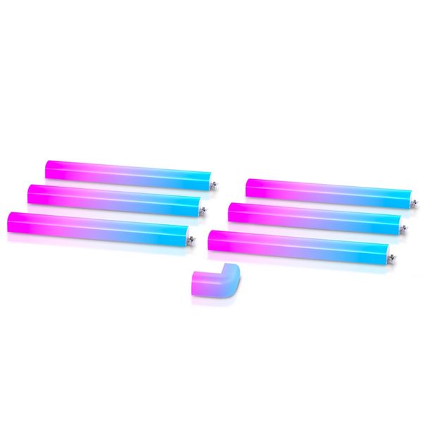 Govee Glide RGBIC Wall Light (6+1) - 6 Piece with 1 Corner, Smart Music Sync