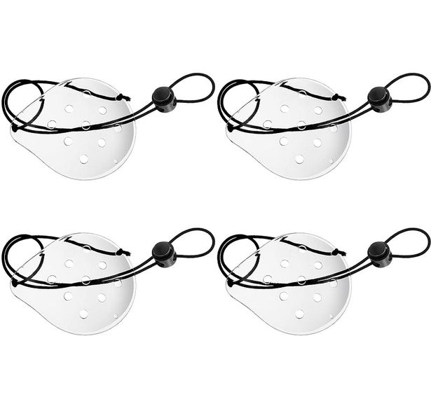 4PCSEye Shield Plastic Transparent Ventilated Eye Care Supplies for Patient