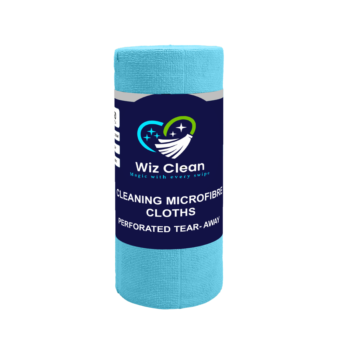 Wiz clean 35cm x 35cm 230gsm cloth roll 20 cloths per roll shop