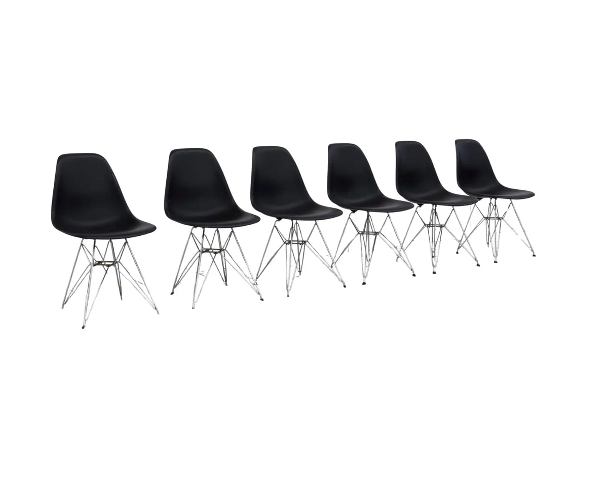 Rex M Chrome Base Legs, Plastic Dining Chair