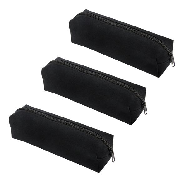 Preparatory Pencil Case - Black - 3 Pack