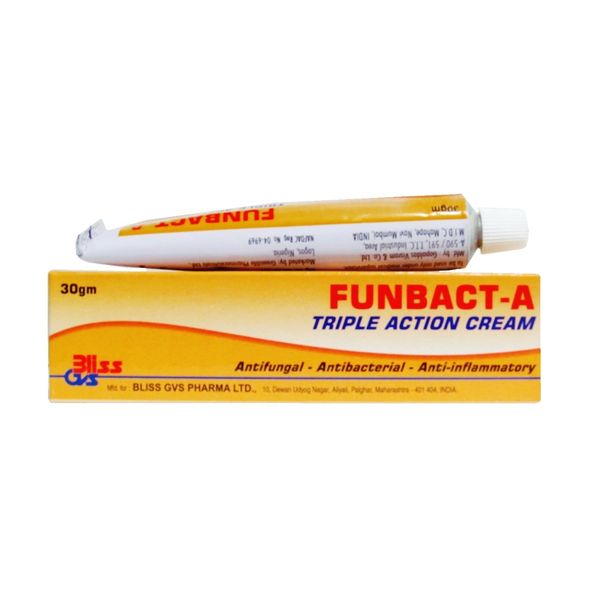 Funbact-A Triple Action Cream - 30g