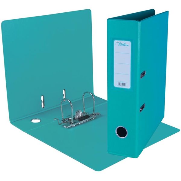 Turquoise PVC Lever Arch File A4 - 70mm spine and Rado