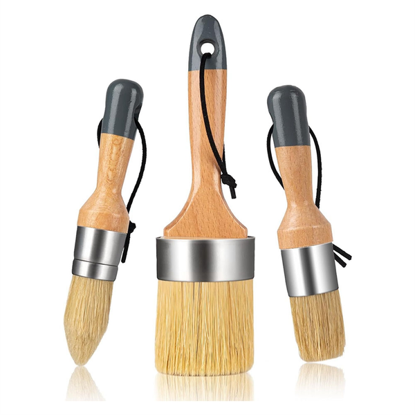 Chalk and Wax Paint Brush Set, Paint, Milk
