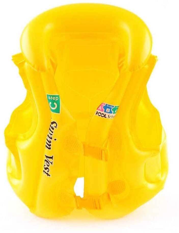 Totland kids adjustable pool life jacket yellow shop today get it