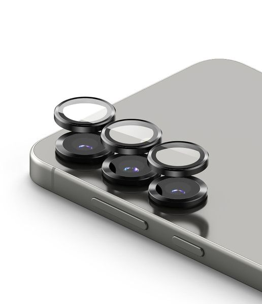 Camera Lens Protectors w/ Aluminium Alloy Frames for Galaxy S25 (2 Sets)