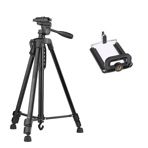 3366 Aluminium Tripod with Phone Holder