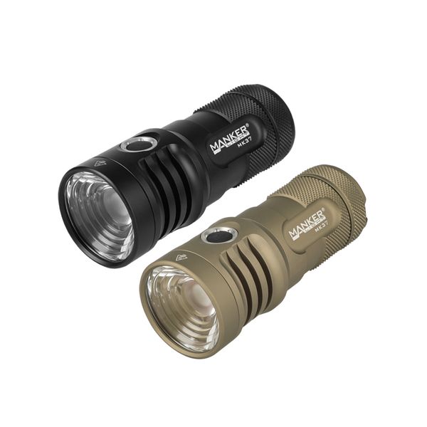 Manker Tan MK37 5800 Lumen, 935m Throw Rechargeable flashlight