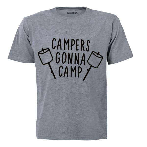 Campers Gonna Camp - Kids T-Shirt - White