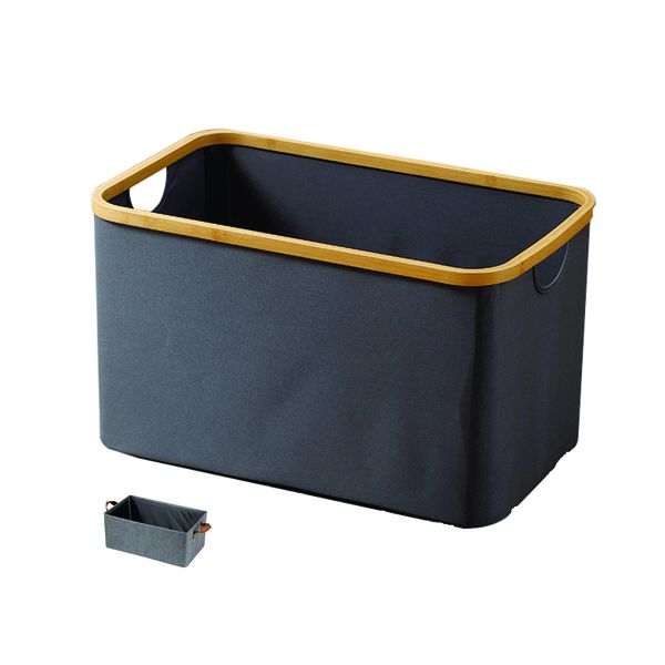 Collapsible Waterproof Storage Basket, Rectangular Portable Hamper Bin