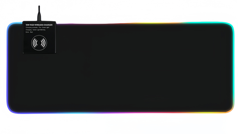 X10 Gaming MousePad With 10W Wireless Charging &amp; RGB Lights