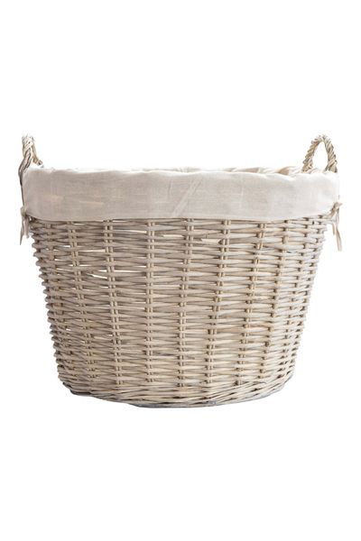 Willow Laundry Basket (48cm x 37cm x 35cm)