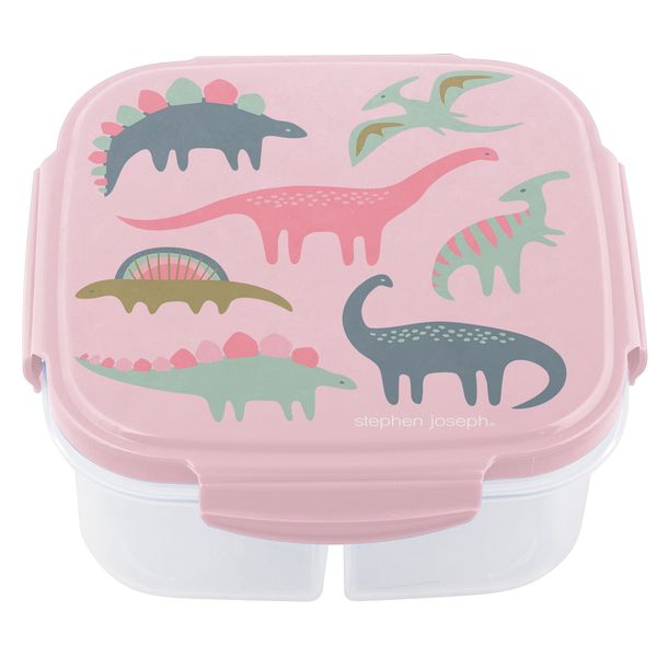 Stephen Joseph Container With Ice-Pack Pink Dino